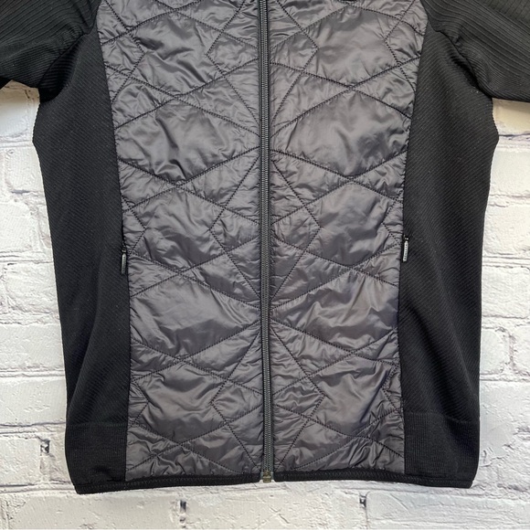 Athleta Insulated Flurry Primaloft Full Zip Quilted Jacket Black Sz M - Picture 7 of 16